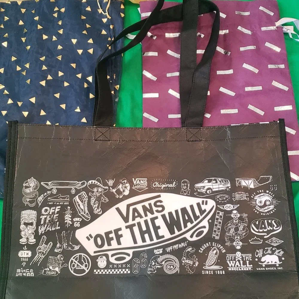 Vans and Amazon Gift Bags